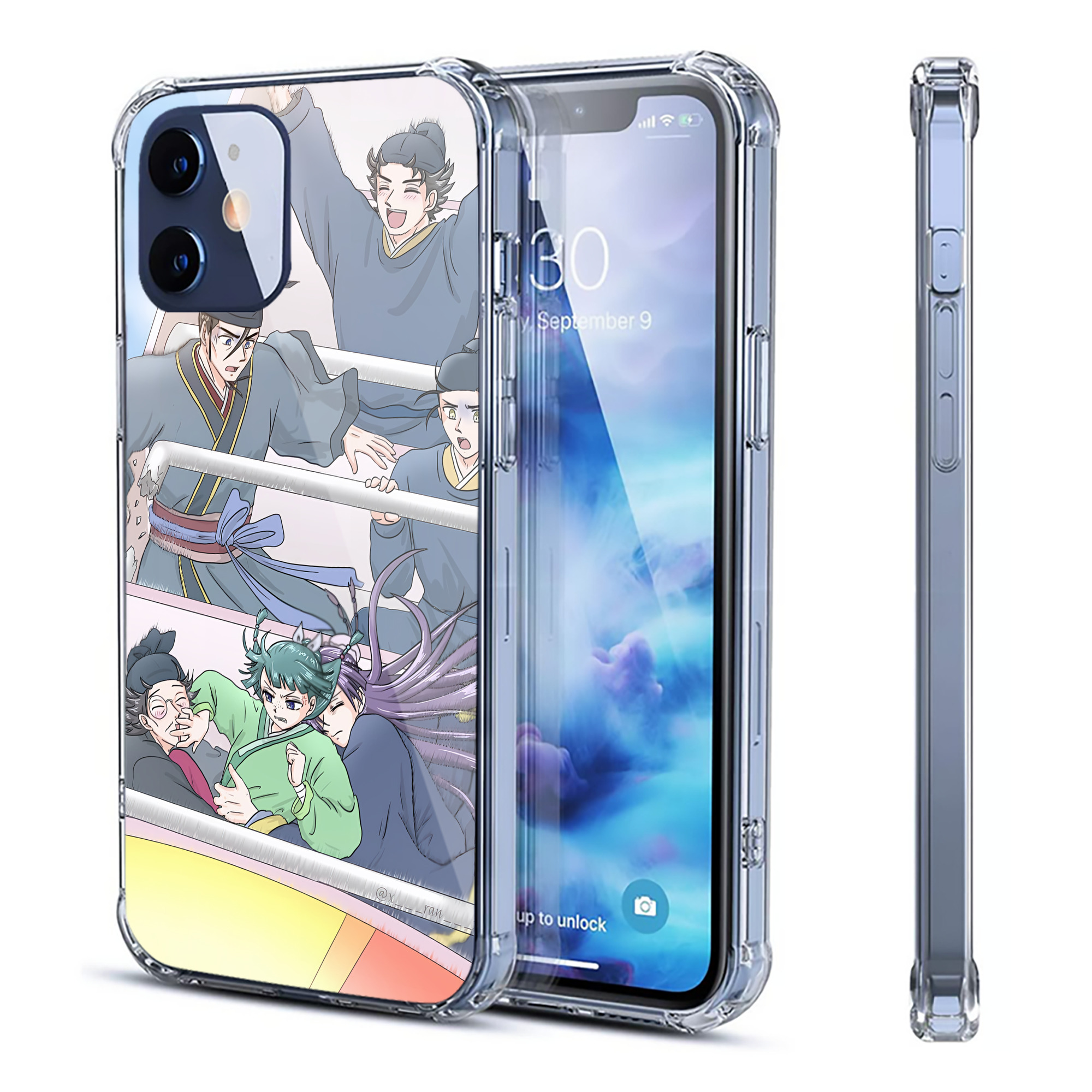 （画像用） 薬屋のひとりごと The Apothecary Diaries 【iPhone 12シリーズ対応】透明スマホケース（クリアソフトケース）